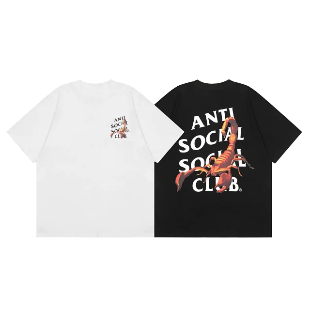 Anti Social Club T-Shirts Logo Graphic Print product detail image 10