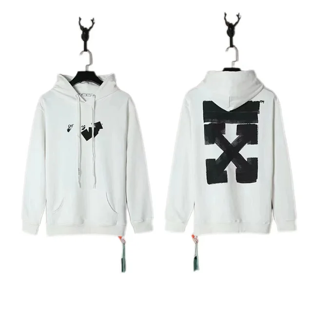 Off-White Hoodies & Sweatshirts Hooded Sweatshirt with Arrow Graphics product detail image 13