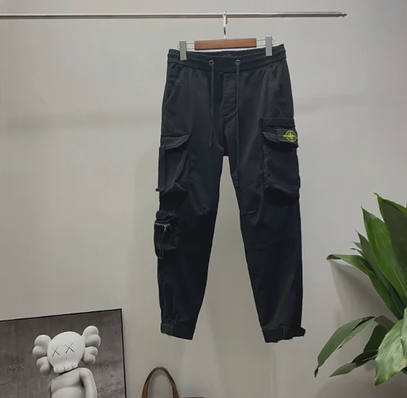 Stone Island Trousers Cargo jogger with elastic cuffs product detail image 13