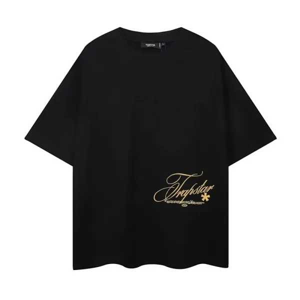 Travstar Script Logo White Oversized T-Shirt - 13