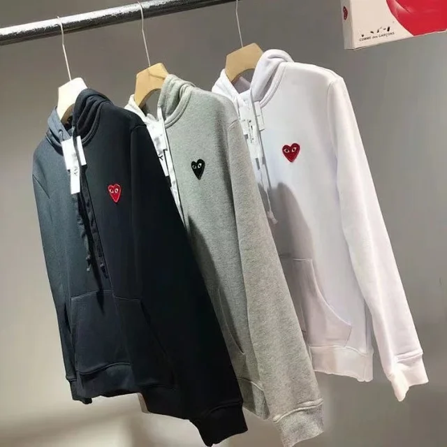 AMI Paris Hoodies & Sweatshirts de Coeur Logo Pullover Hoodie product detail image 11
