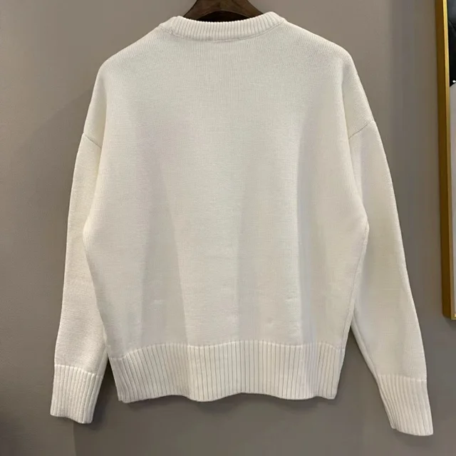 AMI Paris Knitwear de Coeur crewneck sweater product detail image 9