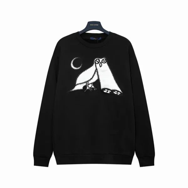 Louis Vuitton LV Monogram Knit Sweater Black - 14