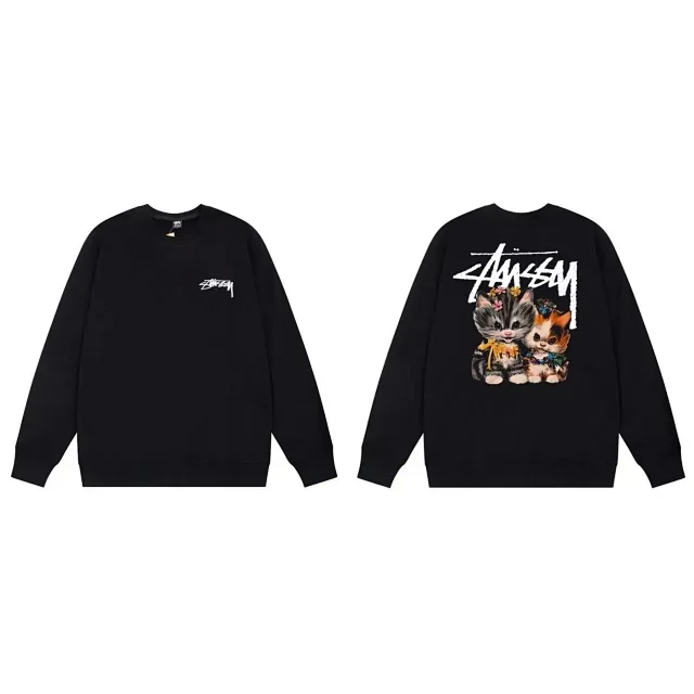 Stüssy Hoodies & Sweatshirts Crewneck floral graphic sweatshirt product detail image 12