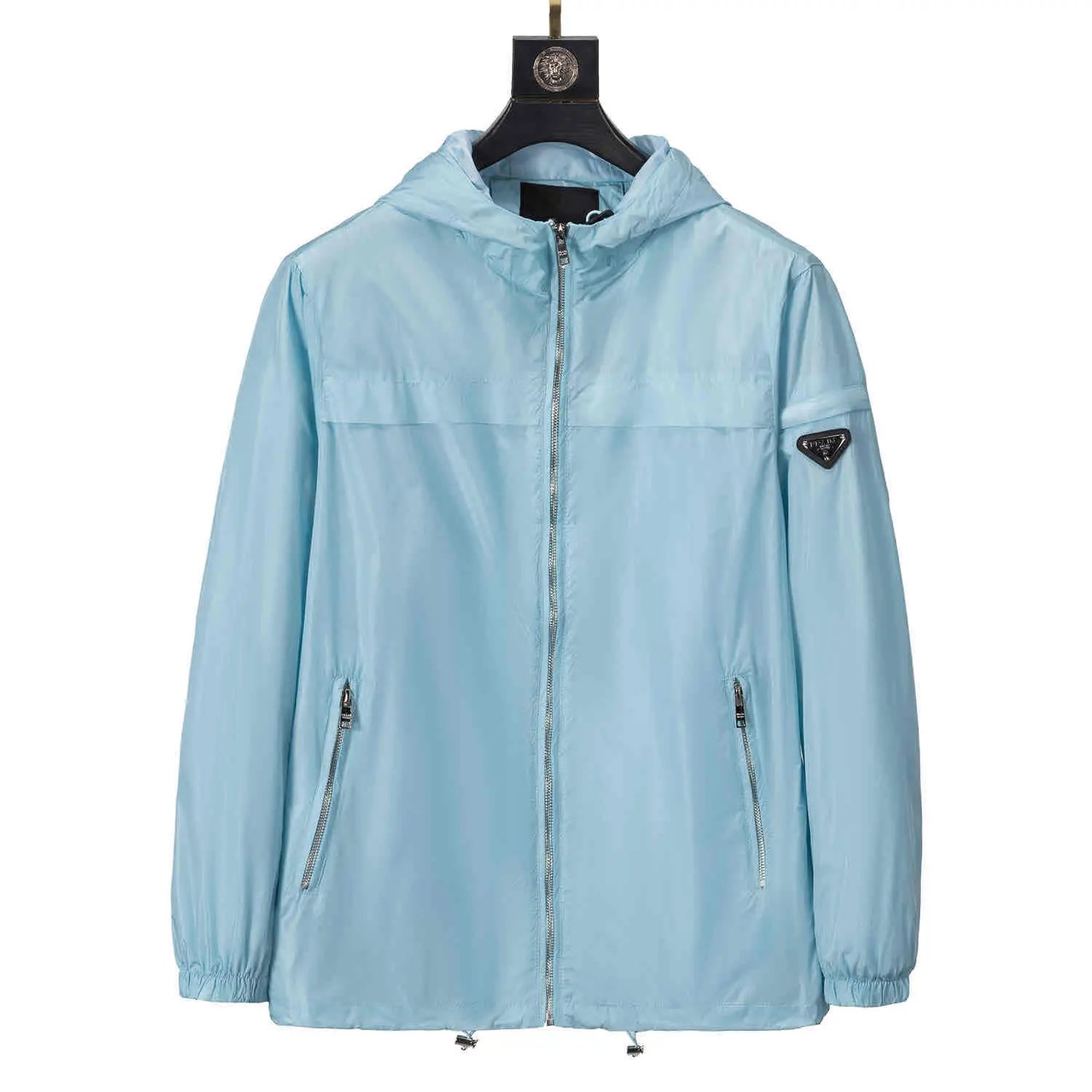 Prada Jackets Hooded zip-up windbreaker jacket image 9