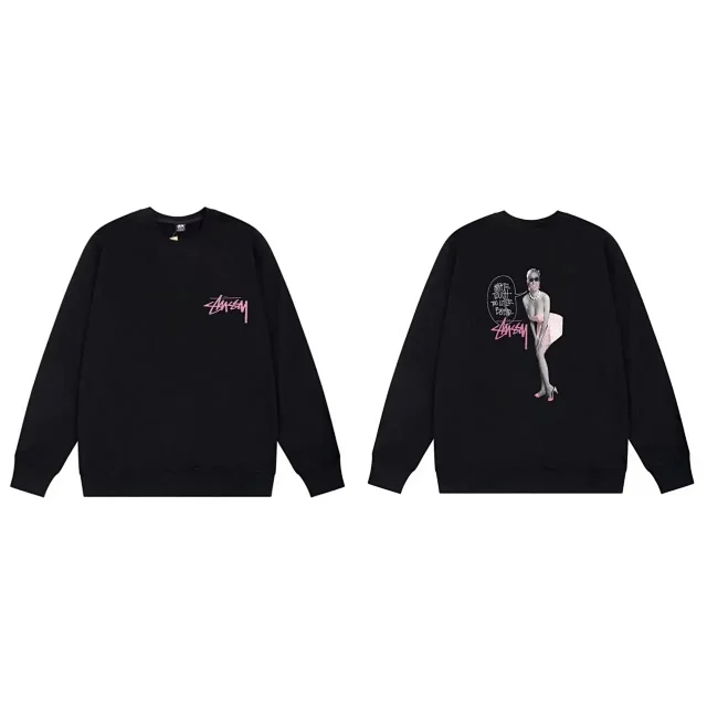 Stüssy Hoodies & Sweatshirts Crewneck floral graphic sweatshirt product detail image 10
