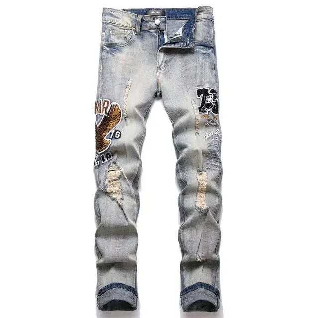 Unbranded Jeans Distressed Graphic product detail image 8