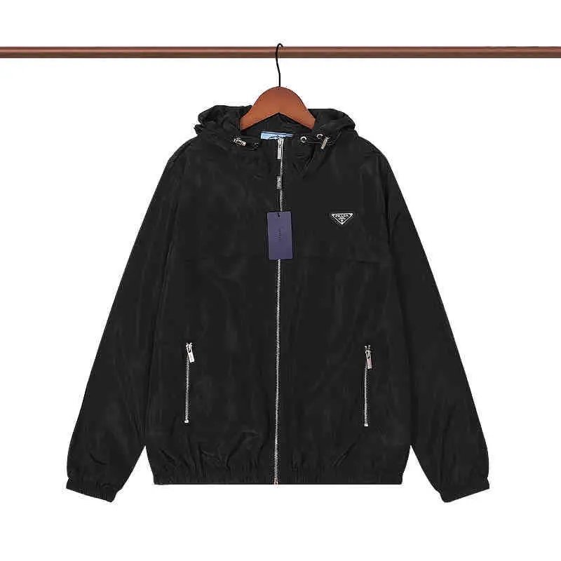 Prada Jackets Hooded zip-up windbreaker jacket image 12