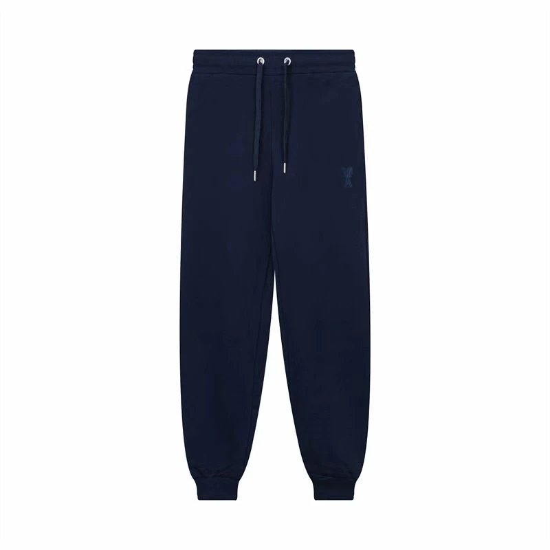 Ami Paris Heart Logo Sweatpants Light Blue - 12