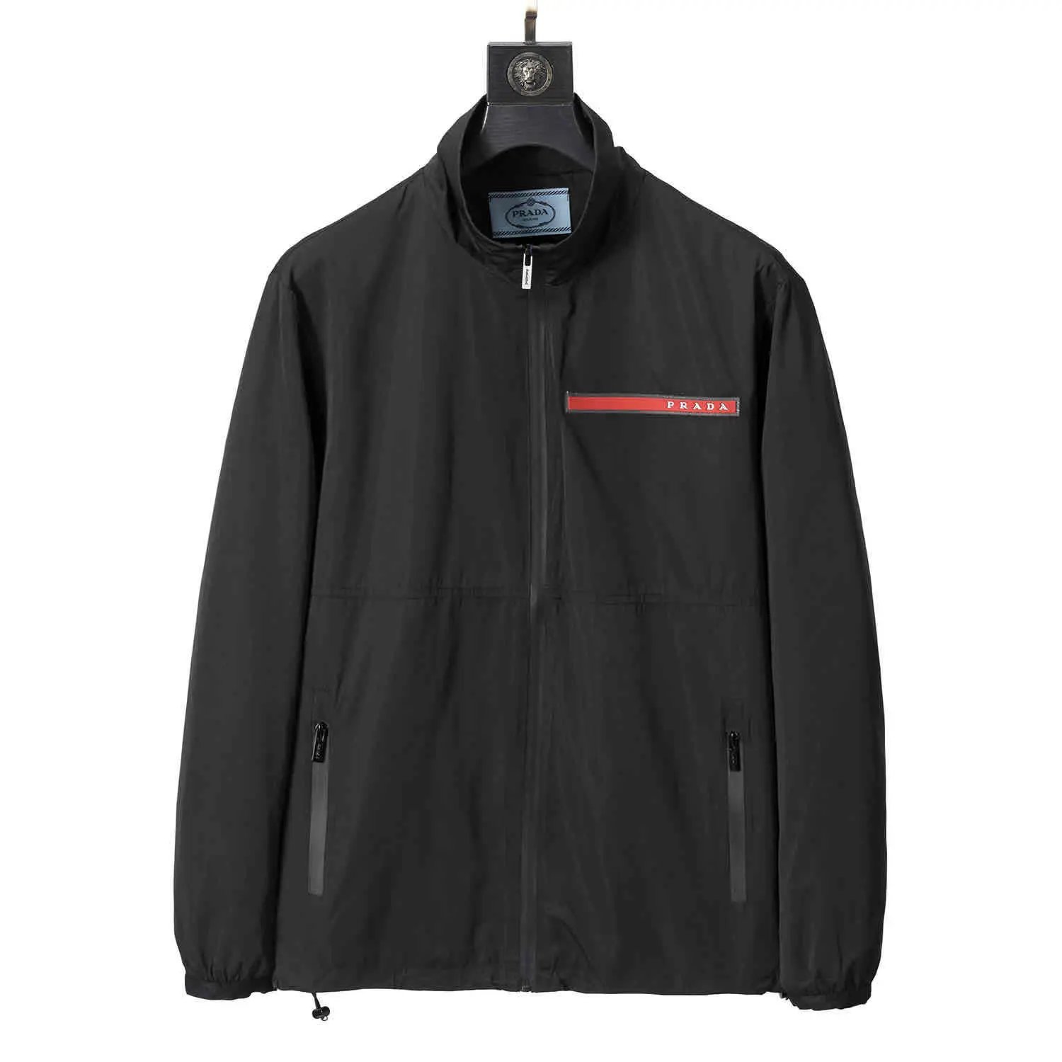 Prada Jackets Hooded zip-up windbreaker jacket image 4