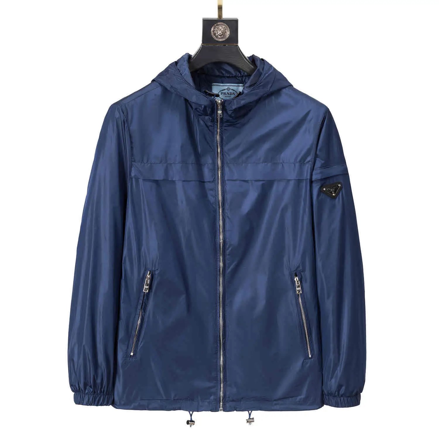 Prada Jackets Hooded zip-up windbreaker jacket image 8