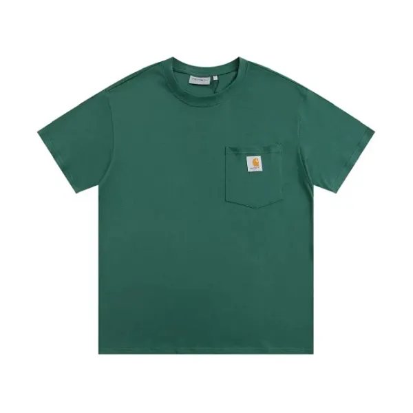 Carhartt WIP Logo T-Shirt Heather Gray T-Shirt - 11