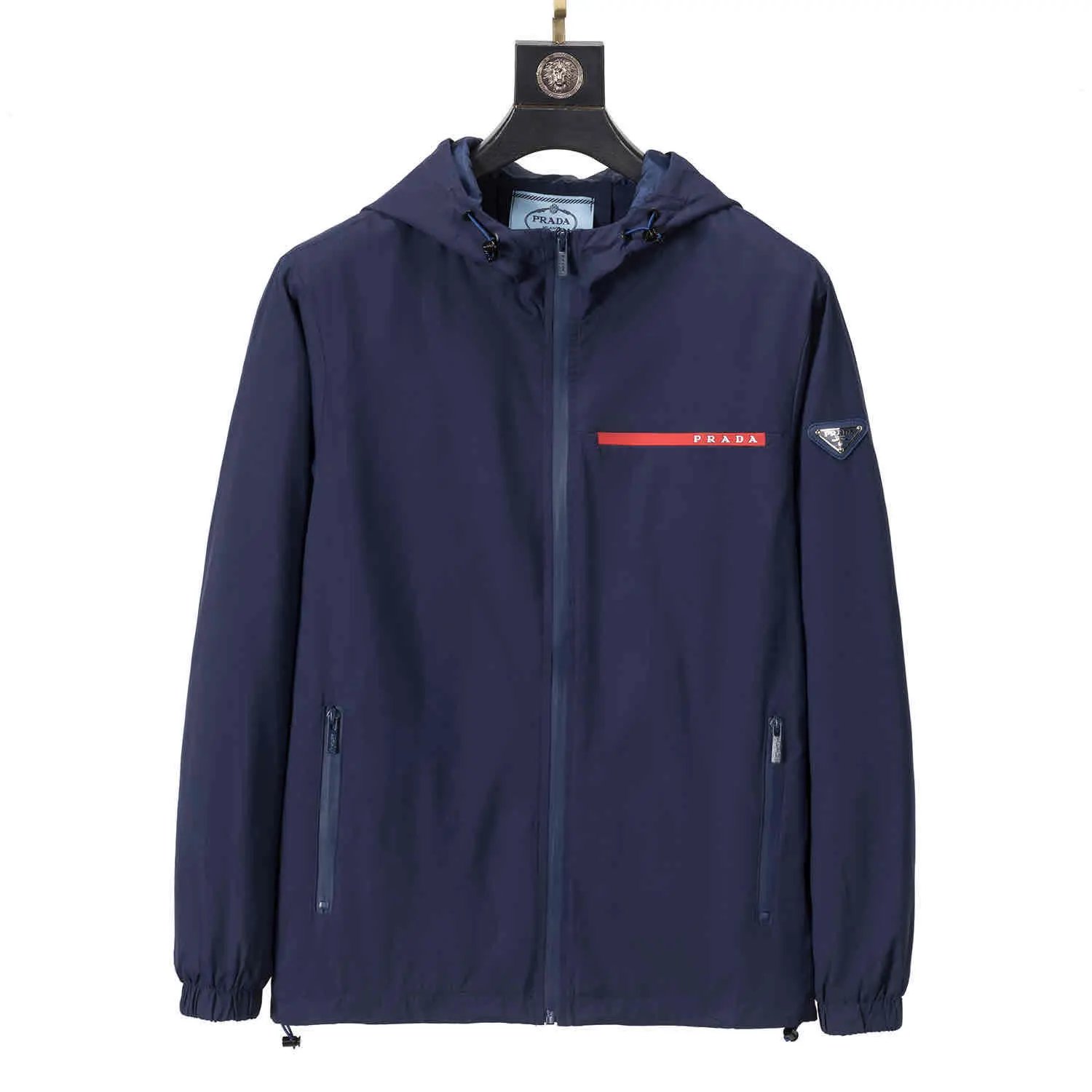 Prada Jackets Hooded zip-up windbreaker jacket image 5