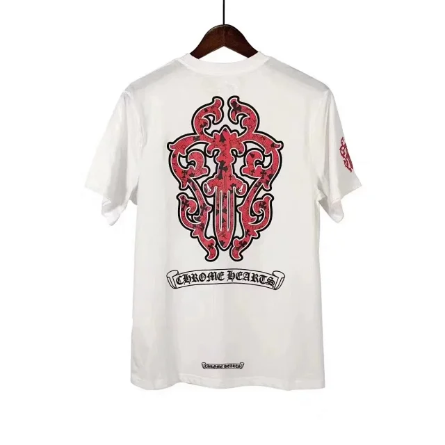 Chrome Hearts T-Shirts Short-Sleeve Graphic Print product detail image 13