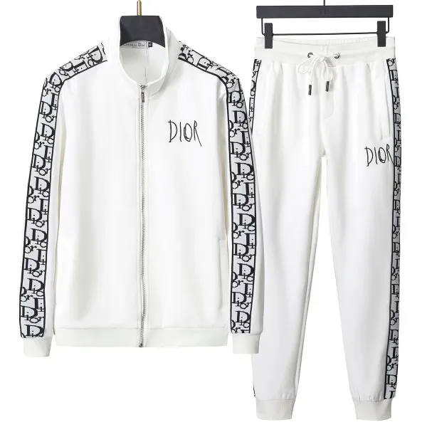 Dior Oblique Monogram Tracksuit Set Beige Multicolor - 13