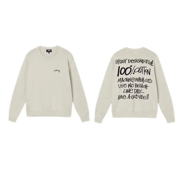 Stüssy Hoodies & Sweatshirts Crewneck logo-print sweatshirt product detail image 11
