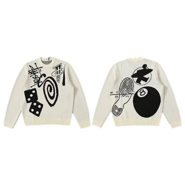 Stüssy Hoodies & Sweatshirts Crewneck logo-print sweatshirt product detail image 12