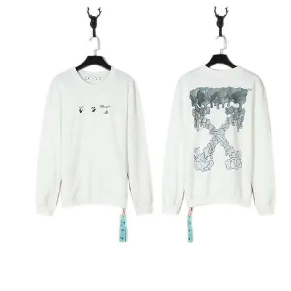 Off-White Painted Arrow Multicolor Hoodie - 12