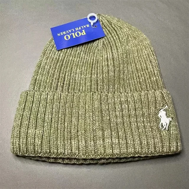 Polo Ralph Lauren Hats Ribbed Cuff Knit Beanie with Embroidered Pony Logo product detail image 8