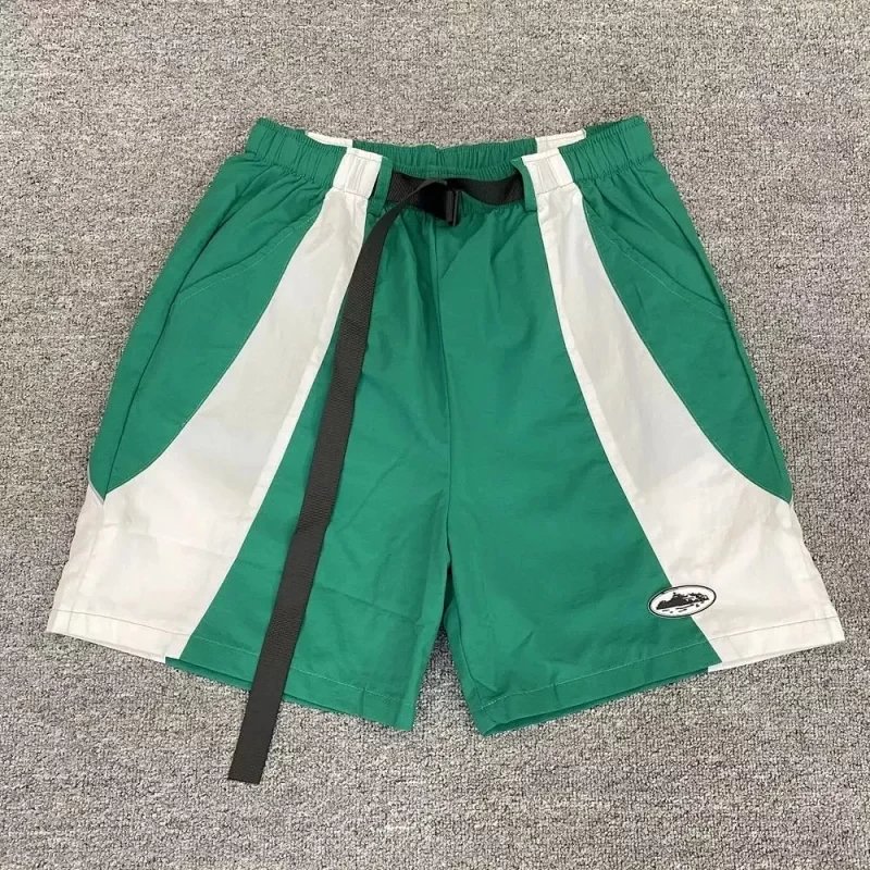 Corteiz Oval Logo Black Performance Shorts - 13