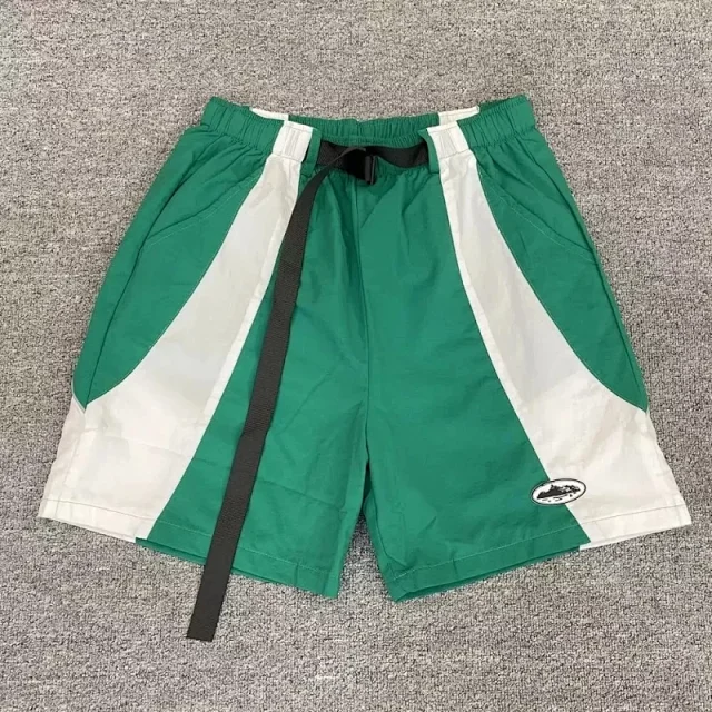 Corteiz Shorts Cargo with Webbing Belt and Oval Graphic Print product detail image 12