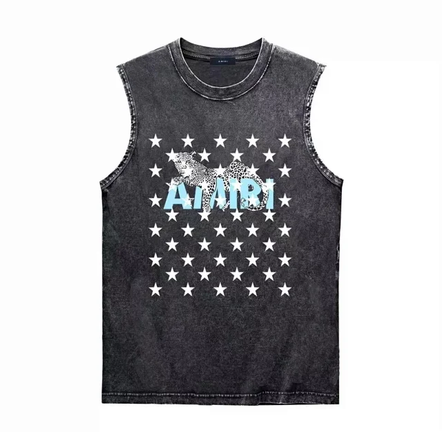AMI Paris T-Shirts Sleeveless de Coeur patch T-shirt product detail image 10