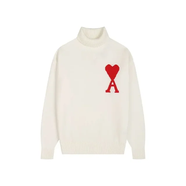 AMI Paris Knitwear de Coeur crewneck sweater product detail image 25