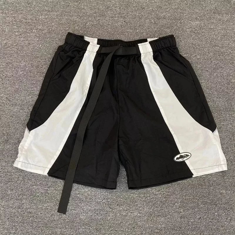Corteiz Oval Logo Black Performance Shorts - 14