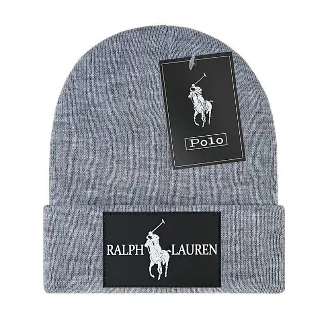 Polo Ralph Lauren Hats Ribbed Cuff Knit Beanie with Embroidered Pony Logo product detail image 12