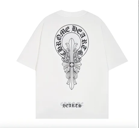 Chrome Hearts T-Shirts Cross Graphic Short-Sleeve T-Shirt product detail image 11