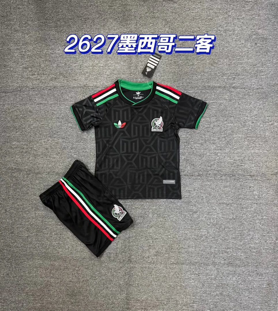 Kids' Kit 2026 Mexico Third Soccer Jersey, Sizes 16-28