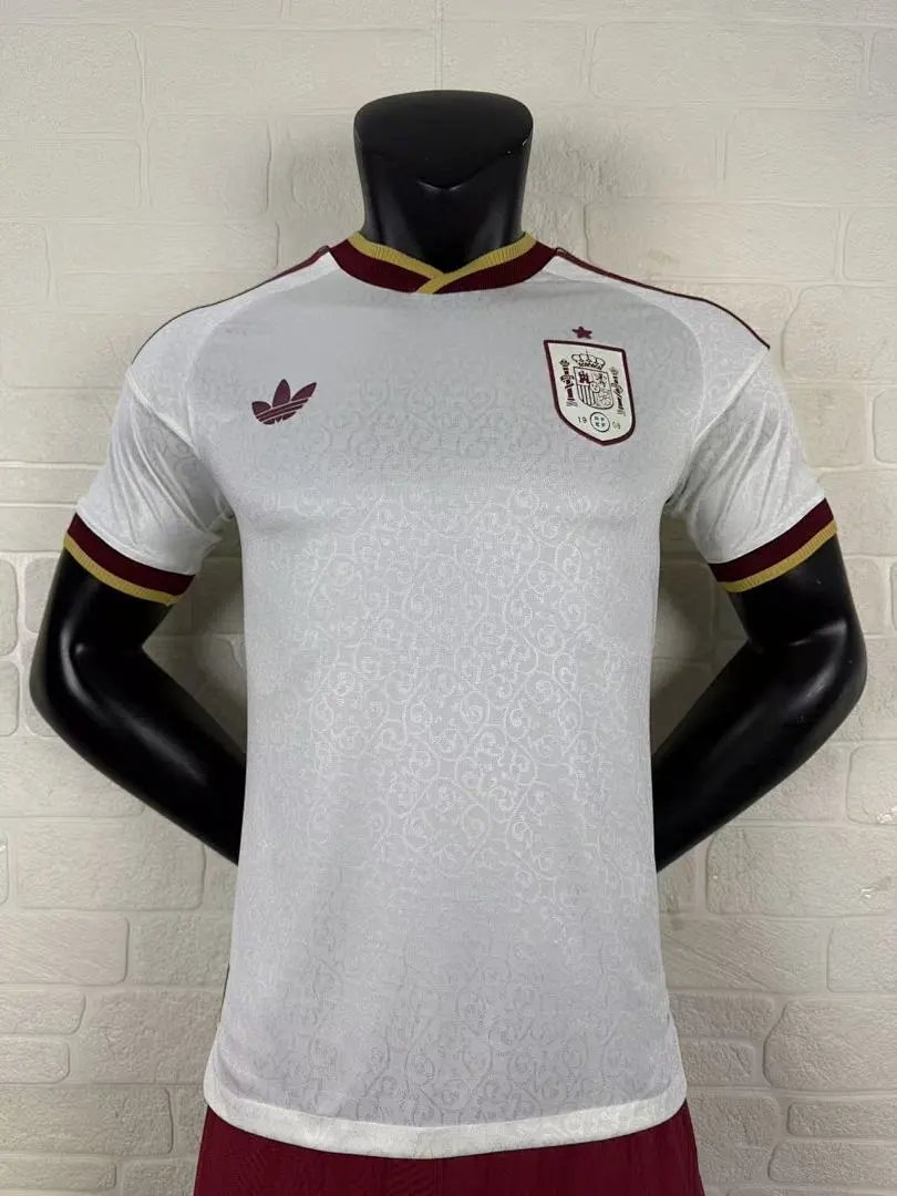 Player Version 2026 Spain Away Soccer Jersey Size S-4XL