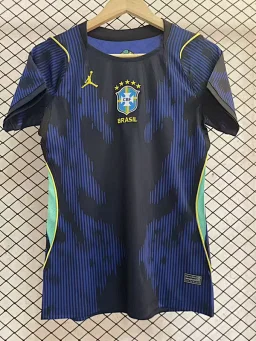 thumbnail for women 25-26 Brazil away soccer jersey size S-2XL