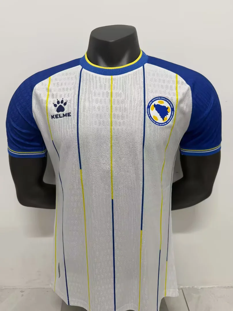 player version 2026 Bosnia and Herzegovina away soccer jersey size S-3XL