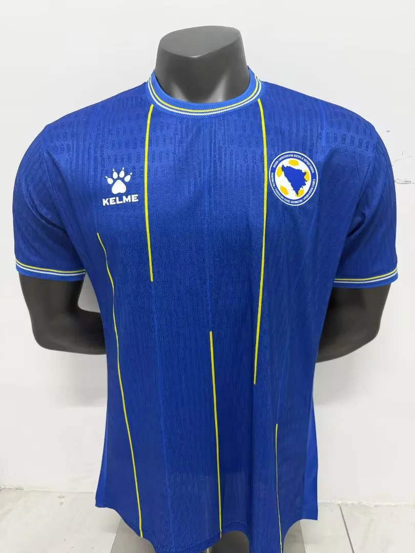 player version 2026 Bosnia and Herzegovina home soccer jersey size S-3XL