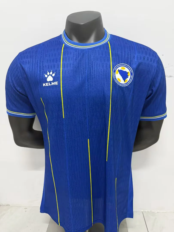 player version 2026 Bosnia and Herzegovina home soccer jersey size S-3XL
