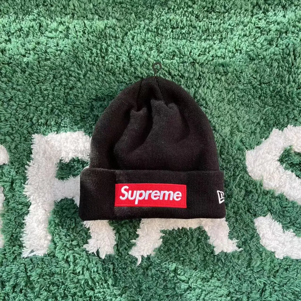 Black (Red) BOX Embroidered Cold Hat