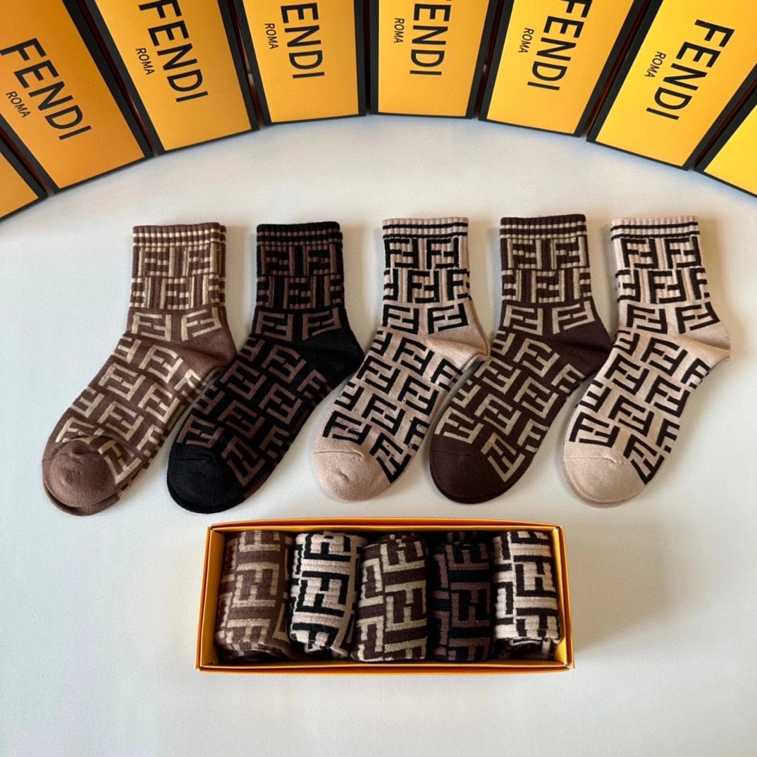 Louis Vuitton Fendi... Socks