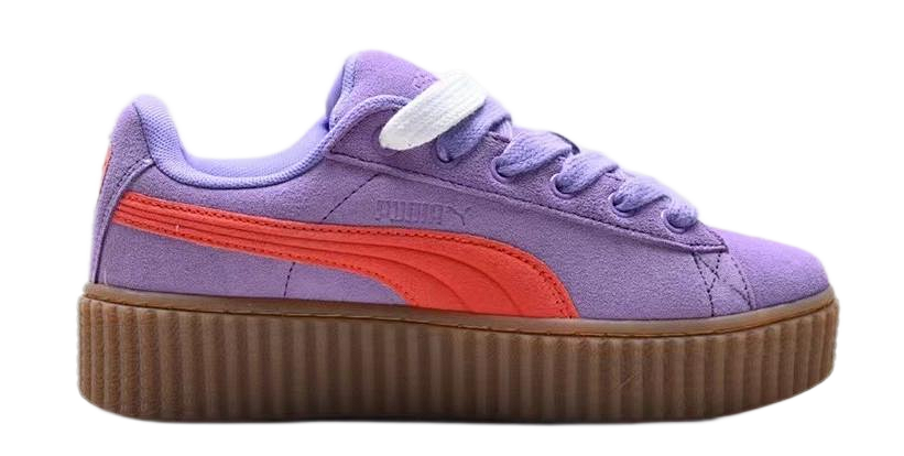 Puma Creeper Platform Sneakers Purple Orange Suede Chunky Sneakers product detail 41 in Litbuy spreadsheet finds