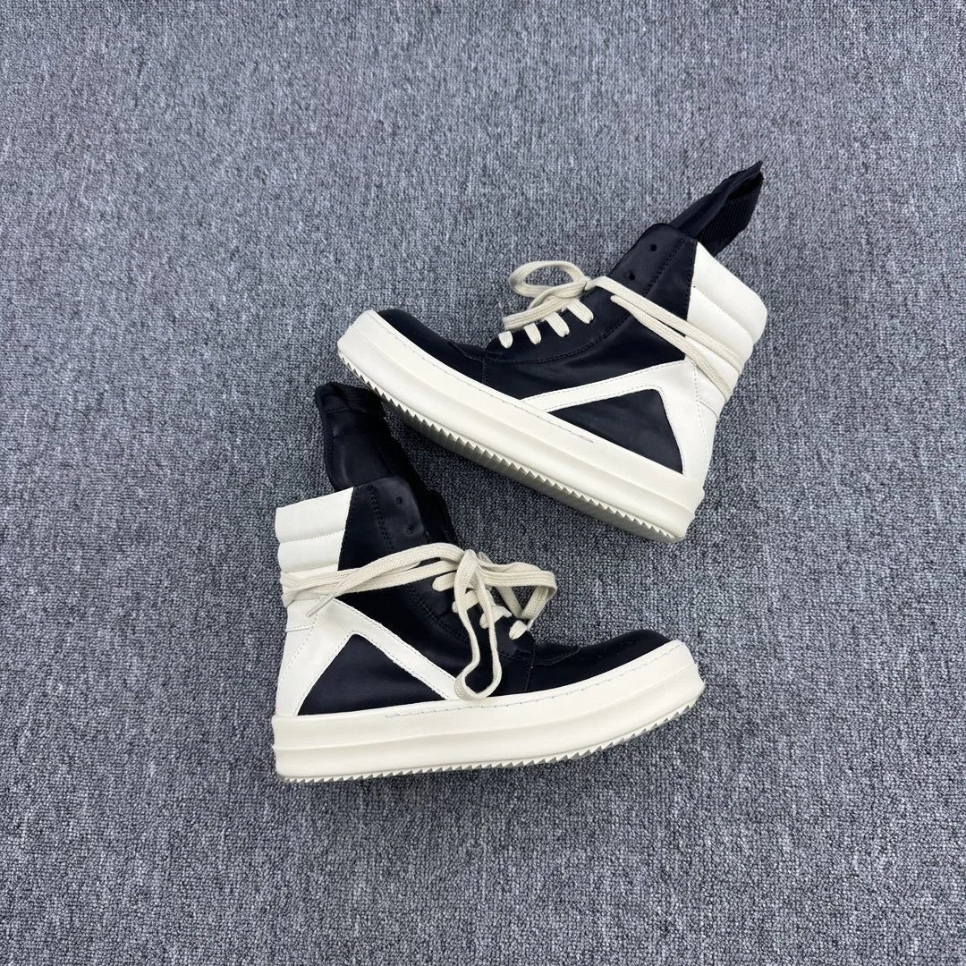 Rick Owens DRKSHDW Runner High Black and White Sneakers Chunky Sneakers