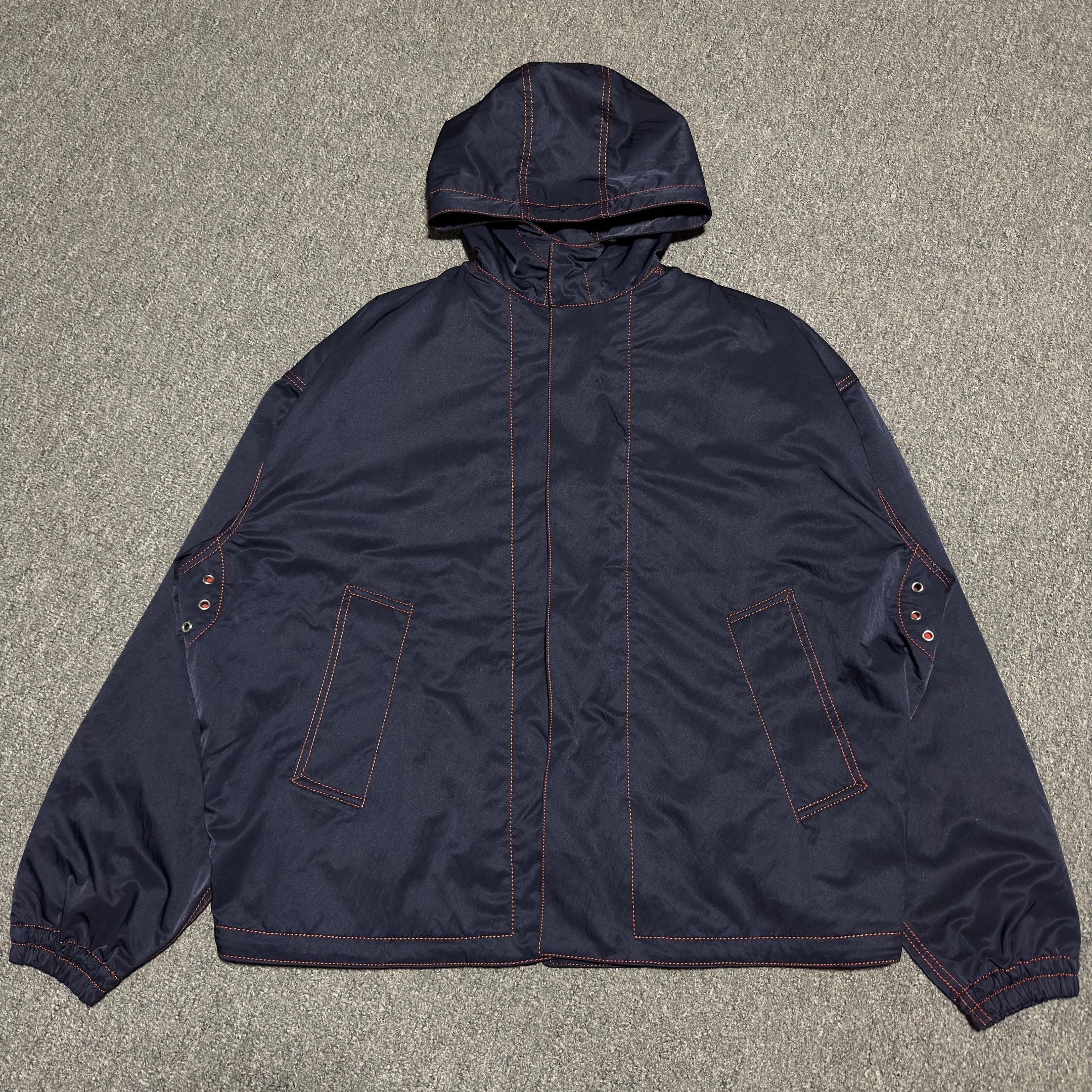 Burberry Contrast Piping Windbreaker Jacket