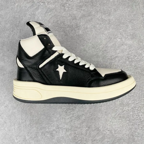 Converse Pro Leather High Black and White Sneakers - 1