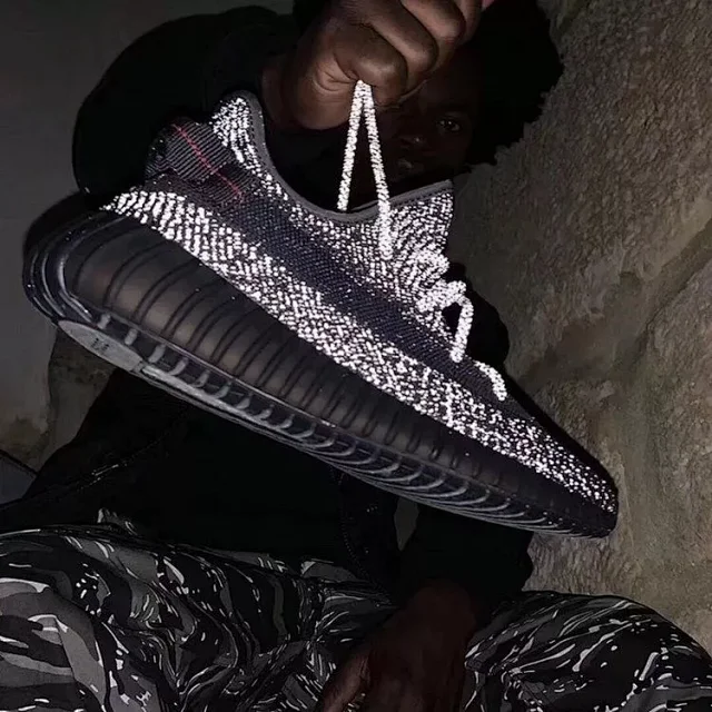 Adidas Yeezy Boost 350 V2 Synth Reflective Sneakers - 4