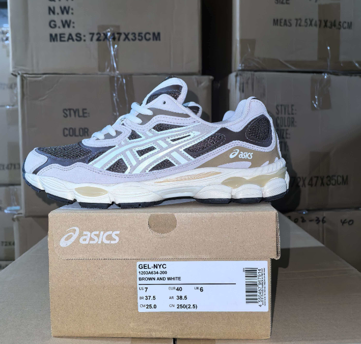 ASICS GEL-NYC Brown White 1203A634-200