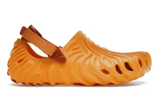 Crocs Clog Orange Wave Texture Clog Sandals - 1