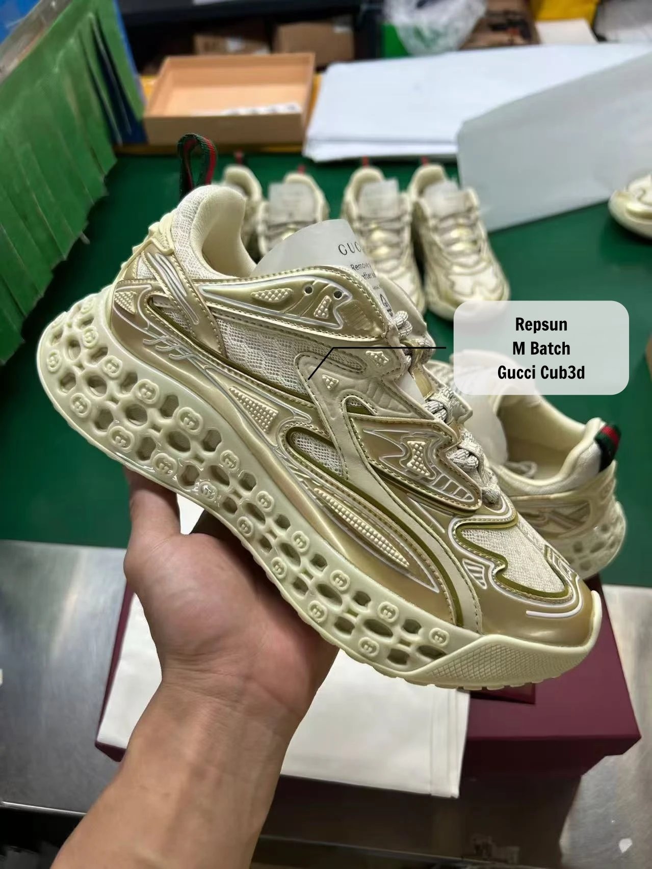 Gucci Cubed Sneakers photo 2