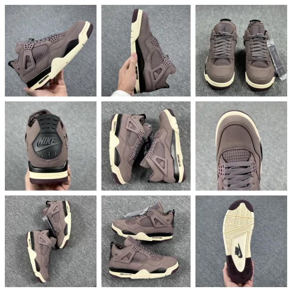 Air Jordan 4 Retro University Red Sneakers Basketball Shoes - 6