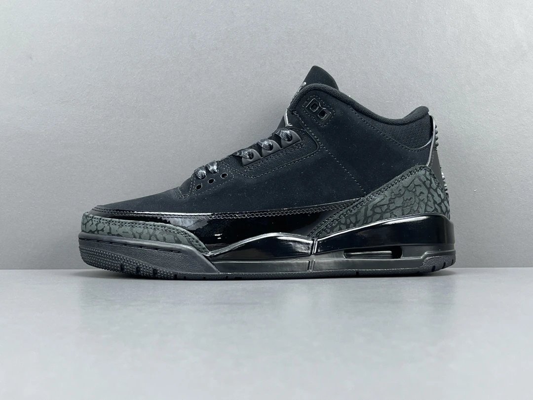 Air Jordan 3 Retro Black Cement Sneakers Basketball Shoes