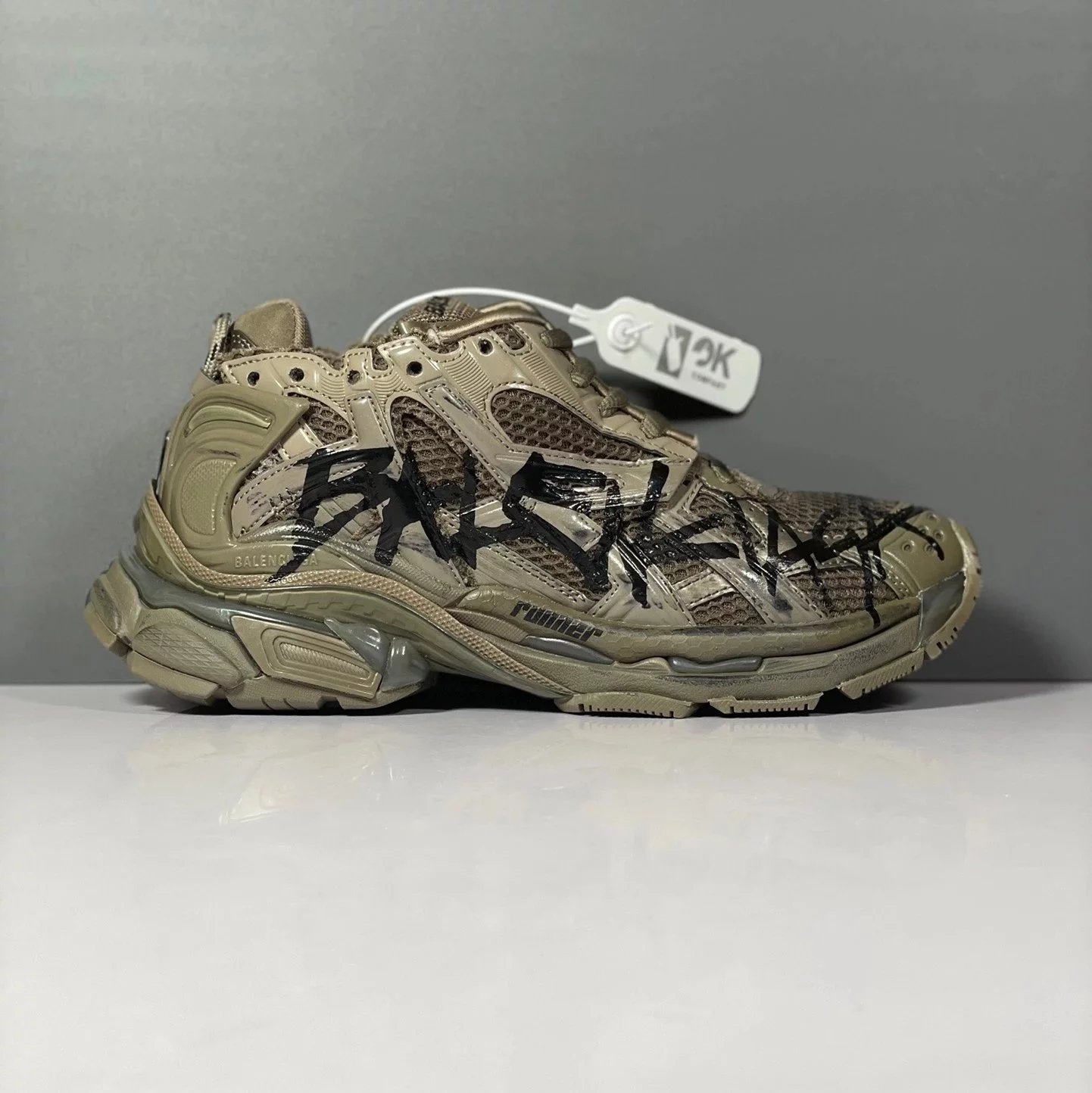 Military Green Graffiti