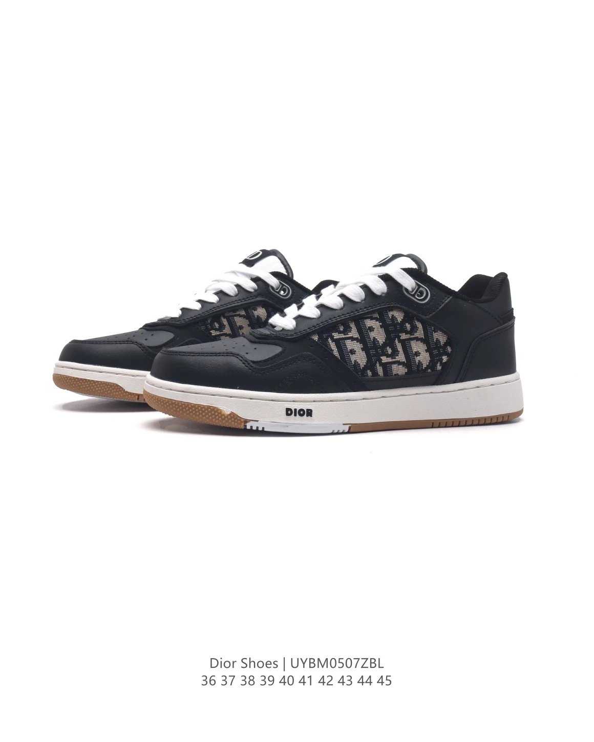 Dior B23 Oblique Gray White Sneakers - 22
